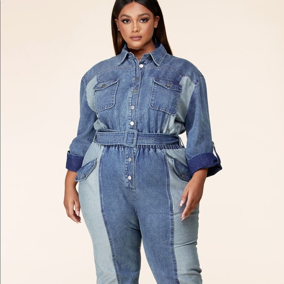 Denim Jumpsuit - Picture 4 of 4